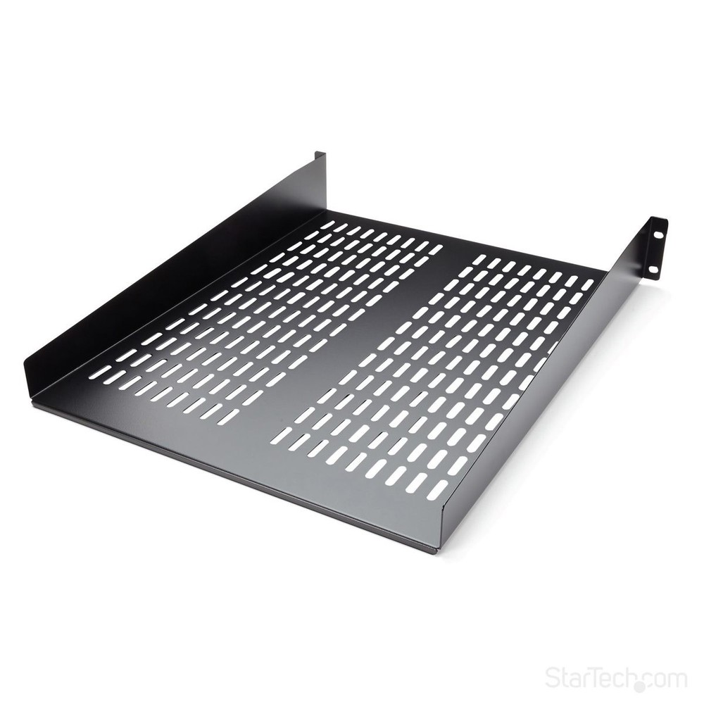 StarTech 2U 22" Universal Vented Fixed Server Rack Mount Shelf