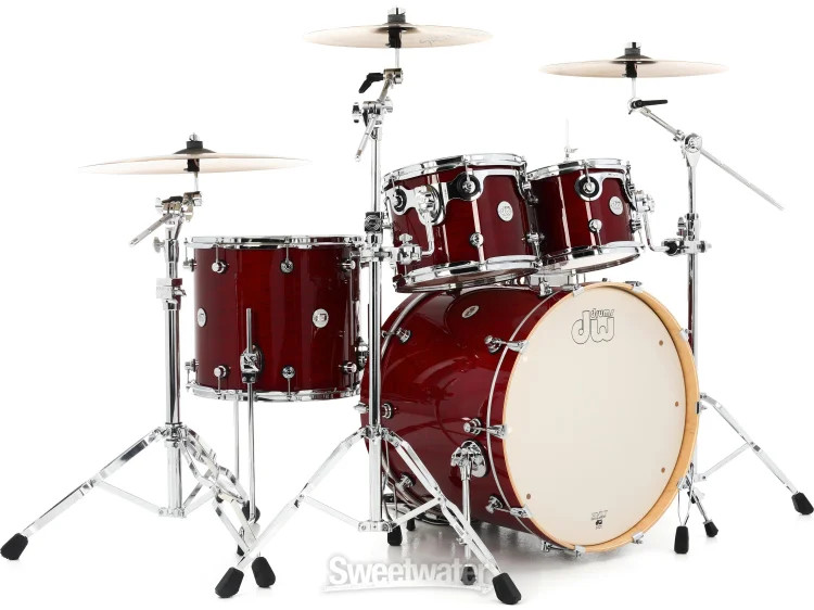 DW Design Series 4-piece Shell Pack - Cherry Stain