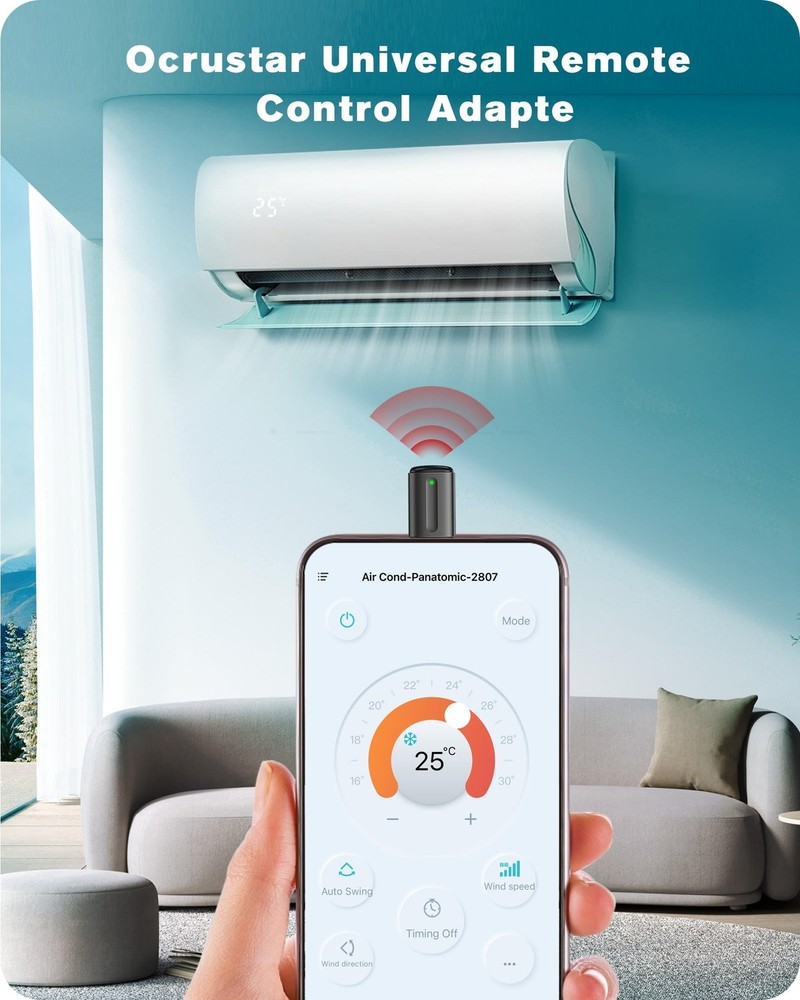 Universal Remote Control Adapter for Type-C IOS & Android, Black