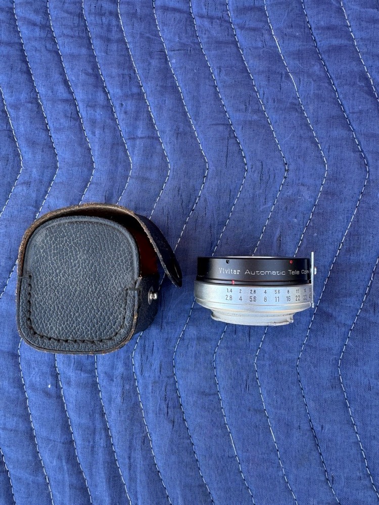 Vivitar Automatic Tele Converter 2X - 5X With Case