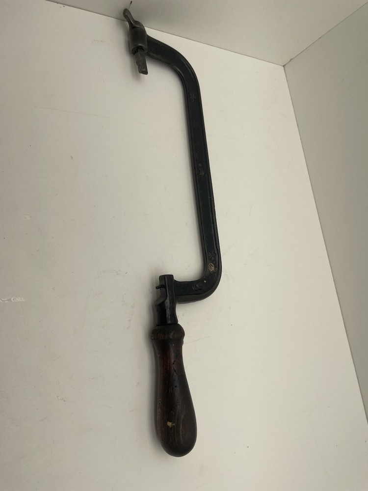 Vintage Cast Iron 8" Hacksaw Blade 3 Star Pattern