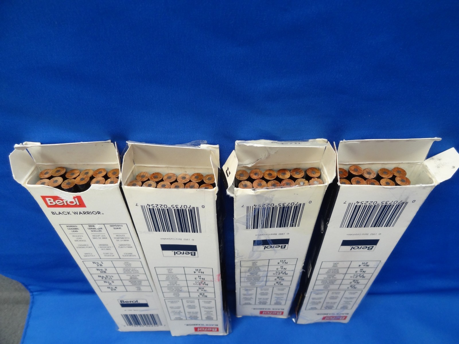 Berol (46) Black Warrior No. 2 HB Pencil Round Writing 372-2 Medium-Soft 1992