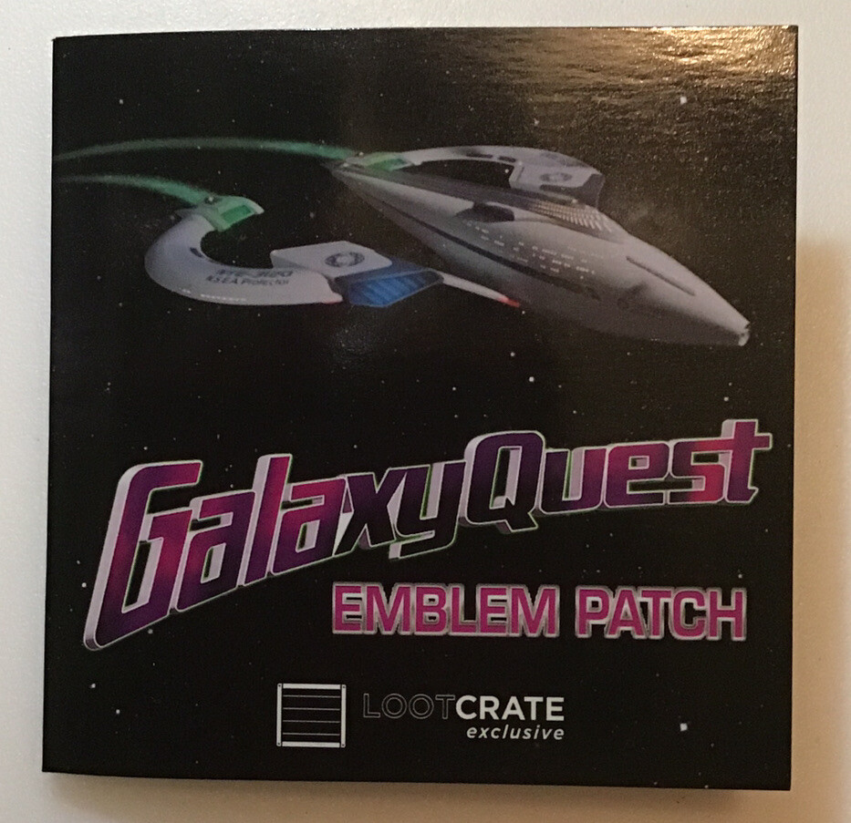 NEW LOOTCRATE EXCLUSIVE GALAXYQUEST EMBLEM PATCH in Folio