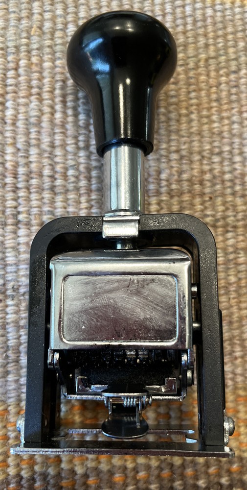 Cosco Automatic Numbering Machine, self-inking W/ Ink And Point