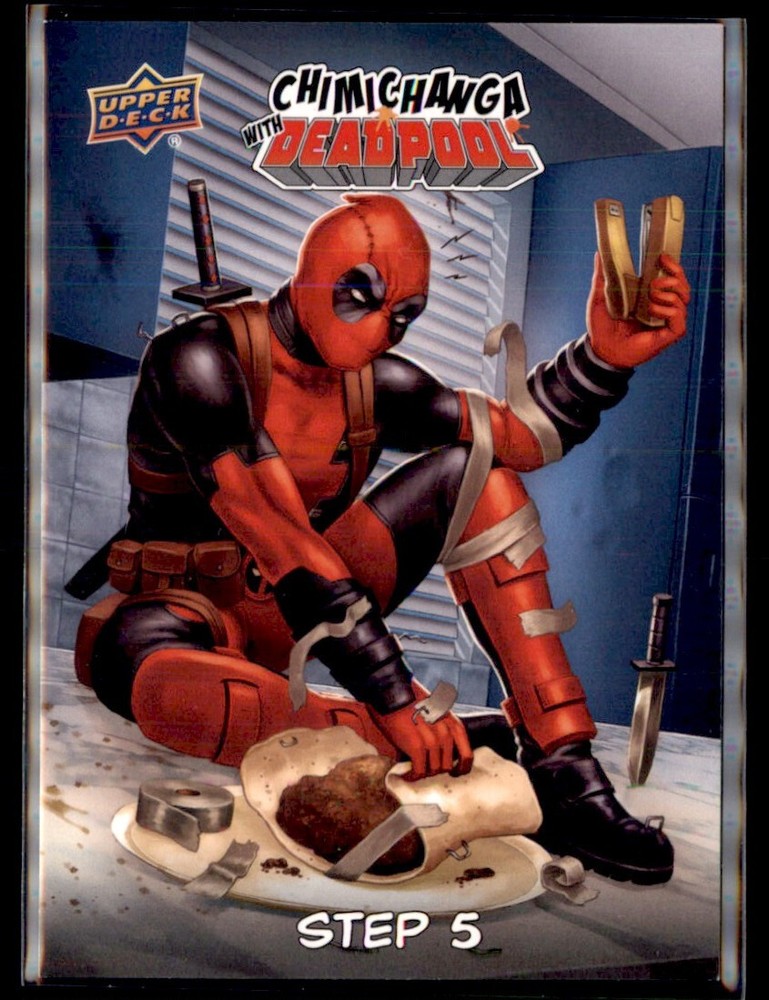2019 Upper Deck Marvel Chimichangas with Deadpool Complete Set 8 Cards Inserts