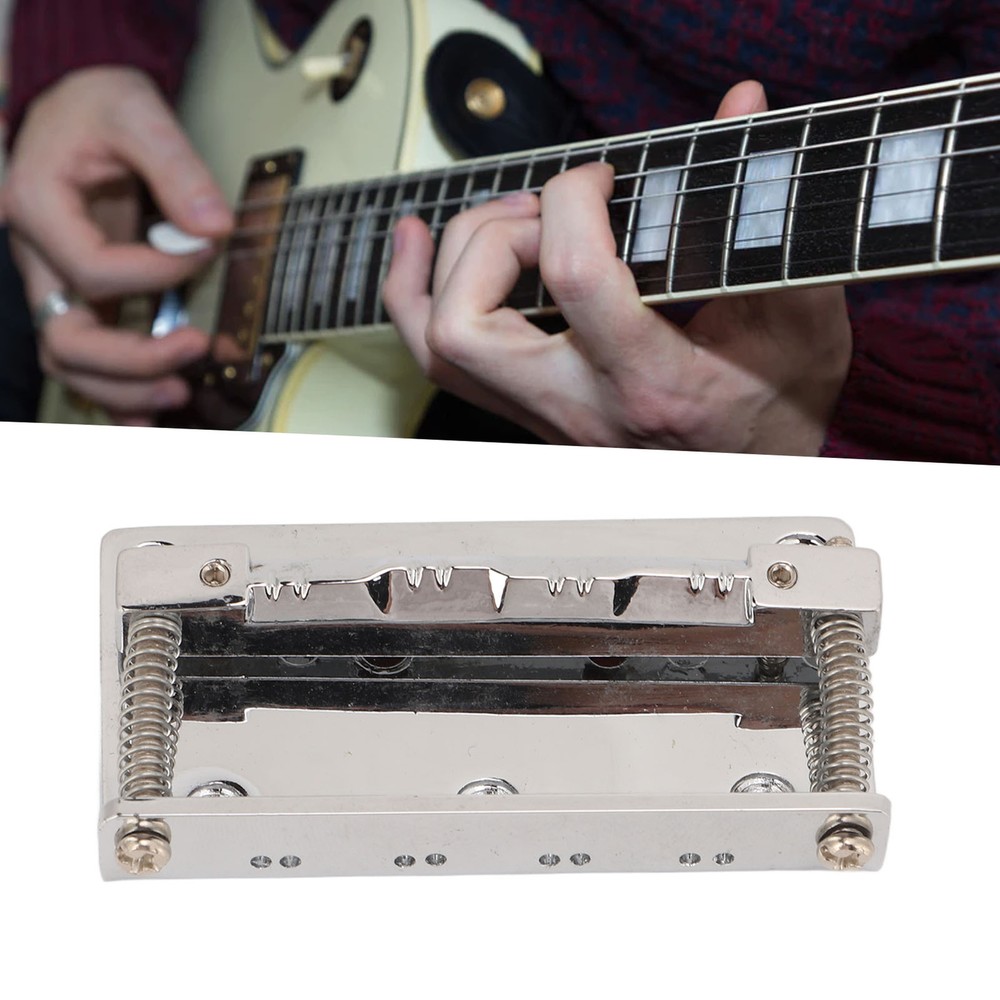 Silver 8 String Mandolin Tailpiece Rectangle Guitar Instrument Accessories Part