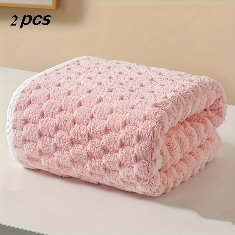 Super Soft Woven Bath Towels Super Absorbent Quick-Drying MicrofiberTowels-2/4