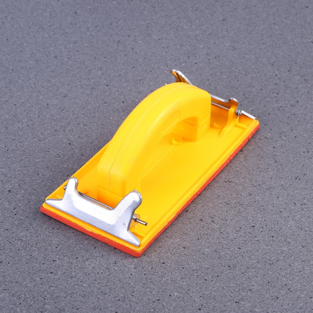Decking Sanding Tool Mini Hand Block Sandpaper Holder for Wall with Handle