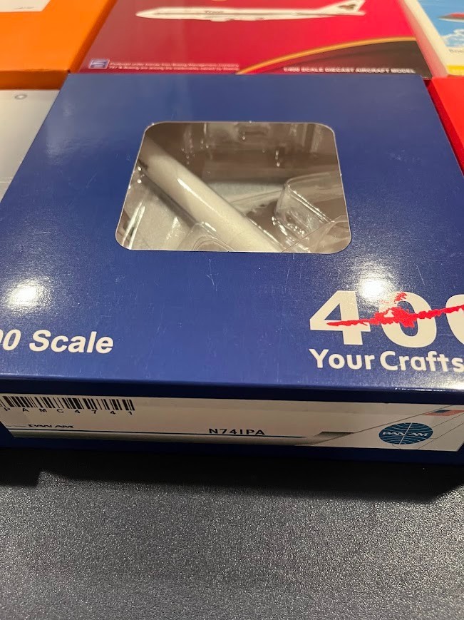 1:400 - Lot #7 Rare models - 9pcs including PANAM B 747 - YC/BB