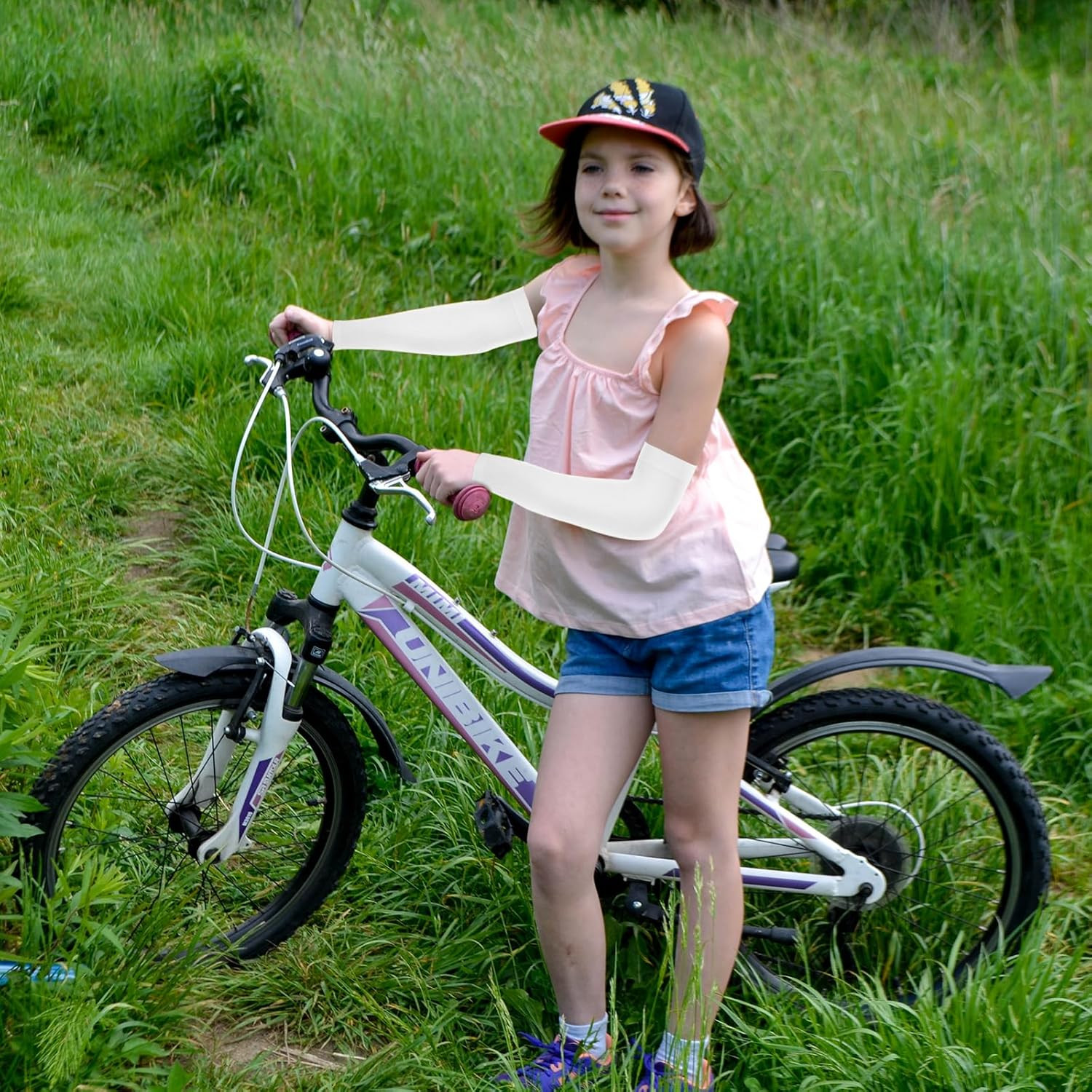 Basketball Arm Sleeve Youth 3 Pairs Youth Compression Sleeve Volleyball Baske...