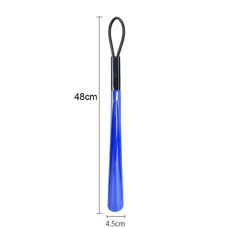 1pc Extra long flexible plastic shoe horns do not require bending durable shoe s