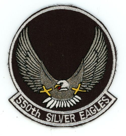 MILITARY AIR FORCE OREGON 550TH SILVER EAGLES SHOULDER PATCH SHERIFF