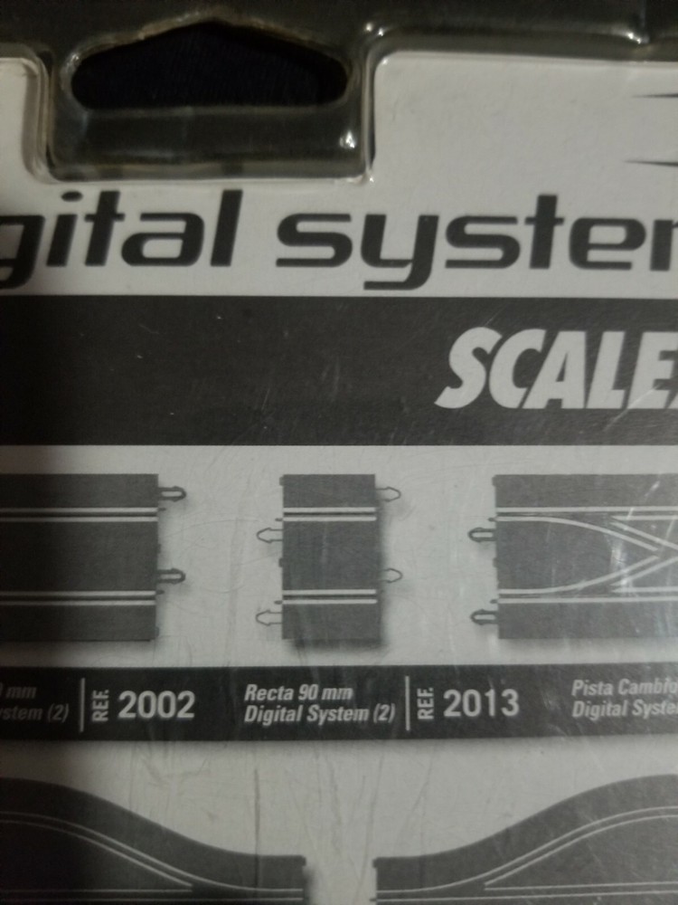 TECNITOYS SCALEXTRIC TRACK REF# 2013 RECTA 90mm digital system/ fast free ship