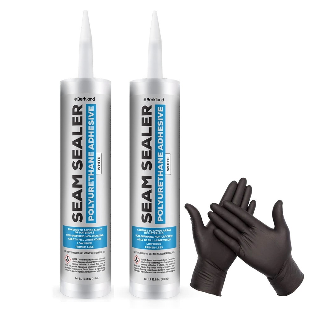 [2 Pack] Polyurethane Seam Sealer Automotive Compound Kit - Durable & Flexibl...