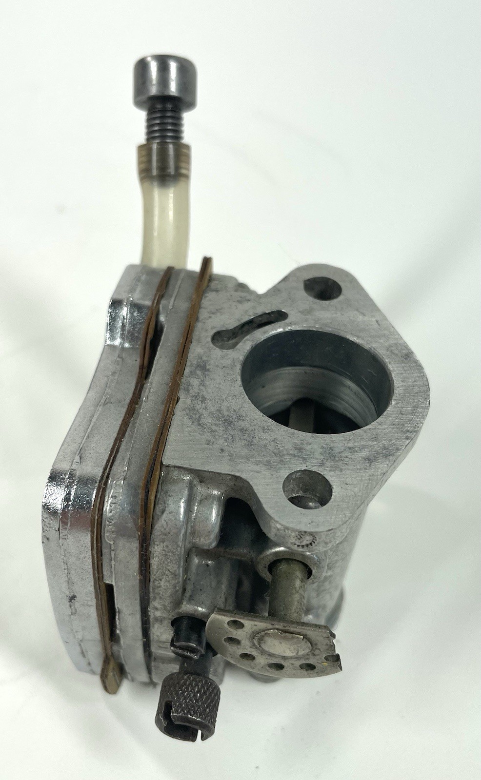 McCulloch Flat Back Chrome Carburetor 48890A Engine Go Kart Vintage Racing MC