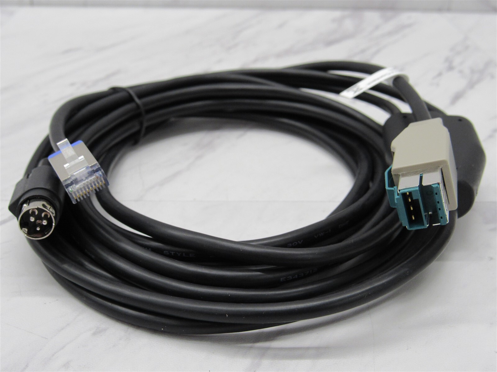 NEW Datalogic 9800I POS 12V Powered USB to Y Split 3-Pin Power & Host 90A052212