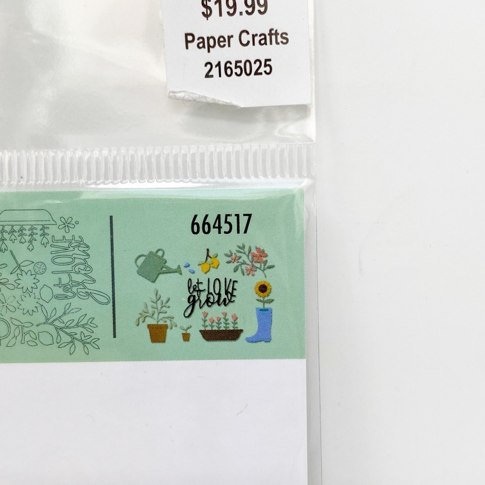Sizzix Thinlits Let Love Grow Cutting Dies Garden Flowers Spring 664517 NEW