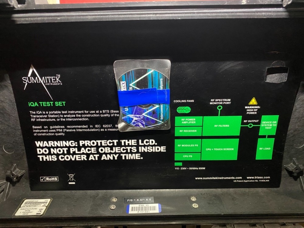 Kaelus iQA-850A PIM Analyzer-SEE NOTES/DESCRIPTION