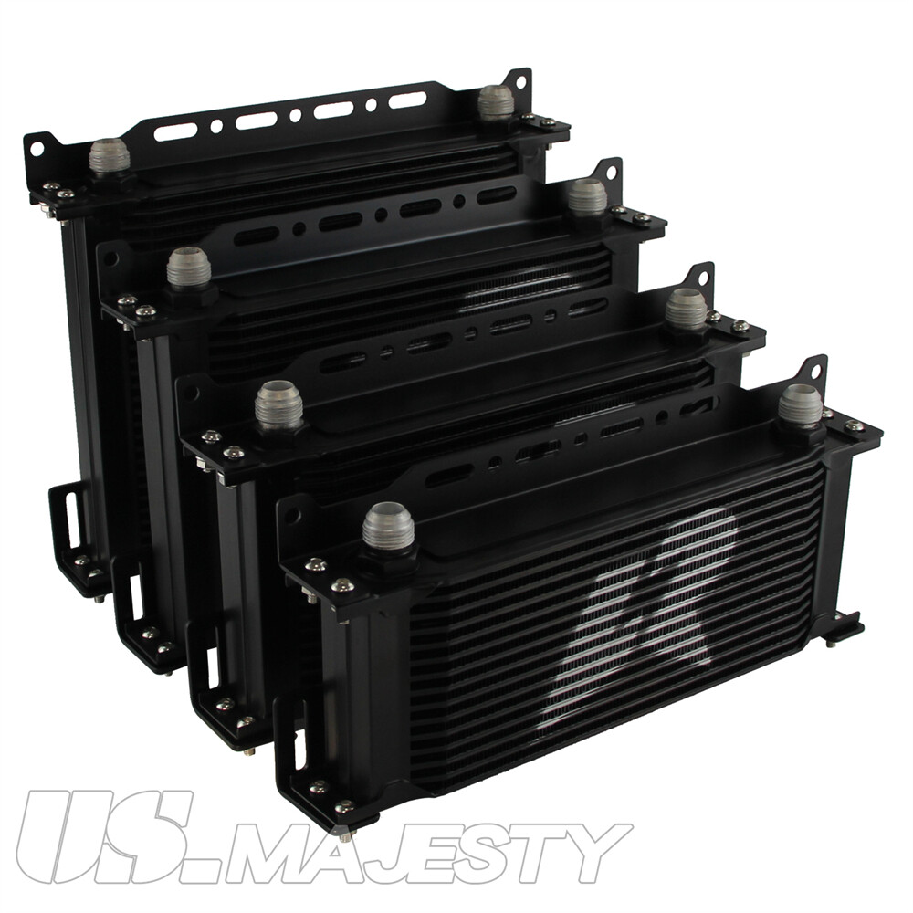 LR AN10 25 Row Oil Cooler Kit+73 Degree Thermostat Sandwich Plate kit Black