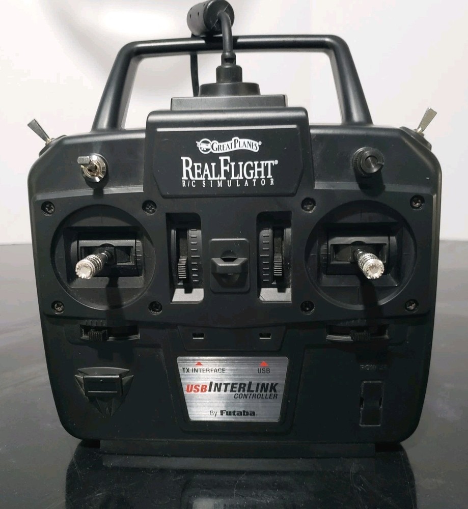 Great Plains Real Flight RC Flight Simulator Interlink- Controller Only-Tested