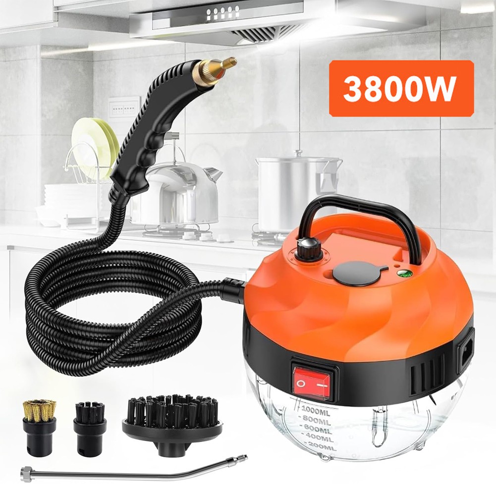 High Pressure Steam Cleaner 3800W Household Car Home High Temp Cleaning Machine