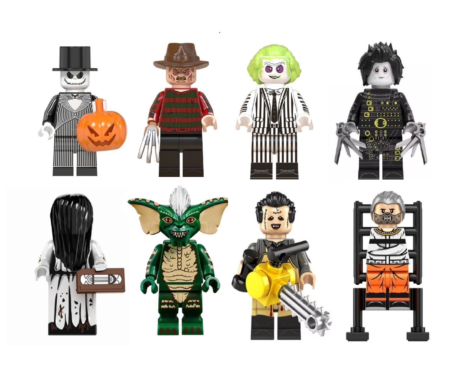 MOC Halloween Horror Movies Custom Minifig - BUNDLE AND SAVE!