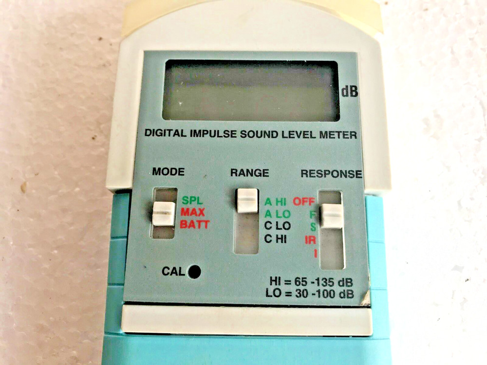 DAWE D-1422C Digital Impulse Sound Level Meter, dB Meter