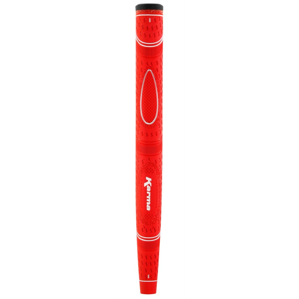 Karma Golf Dual Touch Midsize Soft Rubber Putter Grip - RED