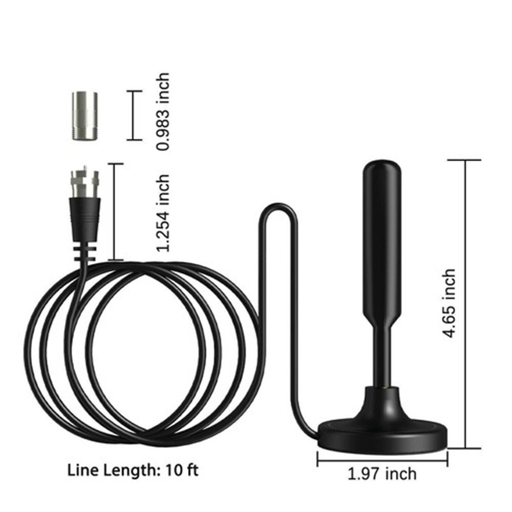 5600 Miles Digital TV Antenna Indoor HDTV Amplified Signal Booster 4K HD 1080P