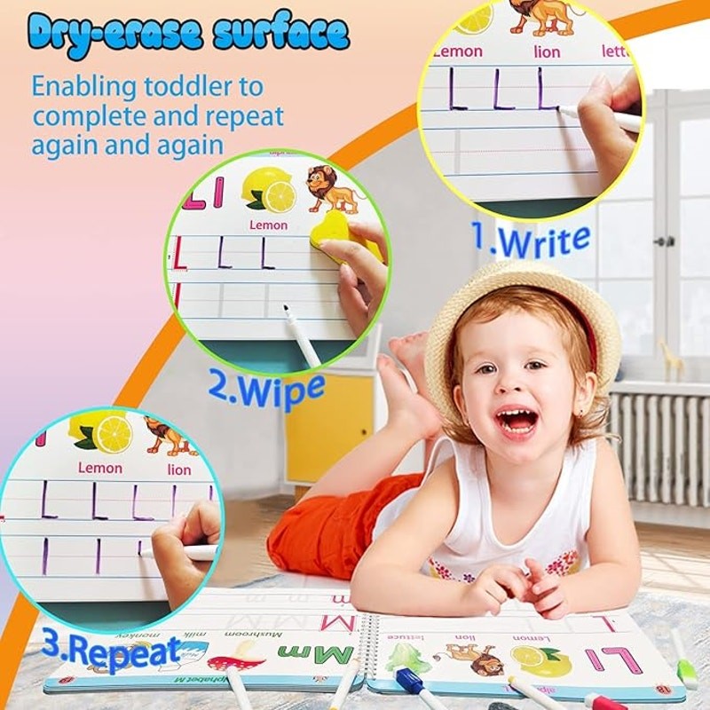 Preschool Learning Activities Educational Workbook -NEW