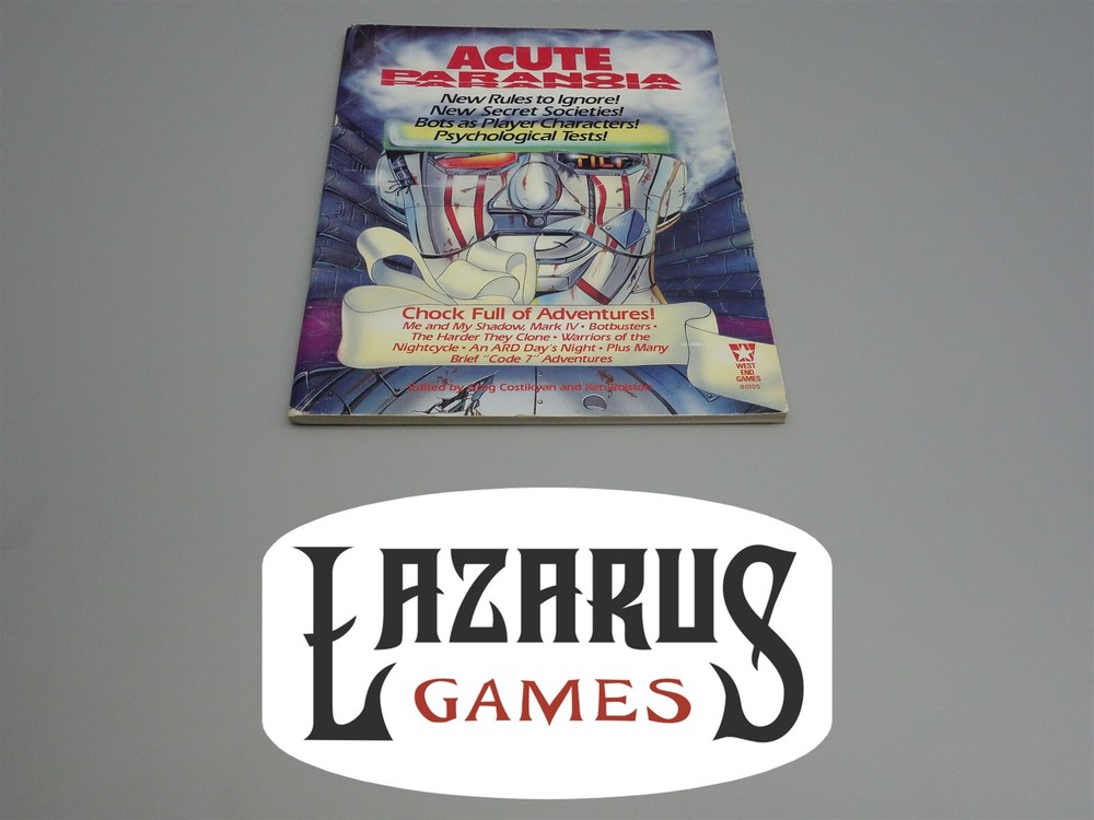 Acute Paranoia: Core Rulebook (West End Games)