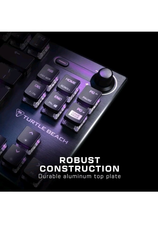 Turtle Beach Vulcan TKL Tenkeyless Linear Mechanical Titan Switch PC Gaming