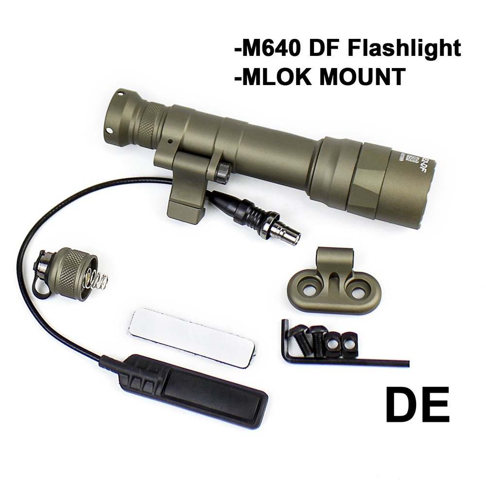 Tactical Light M640DF Offset Side 1200lm LED Weaponlight w/ Switch & Mlok Mount