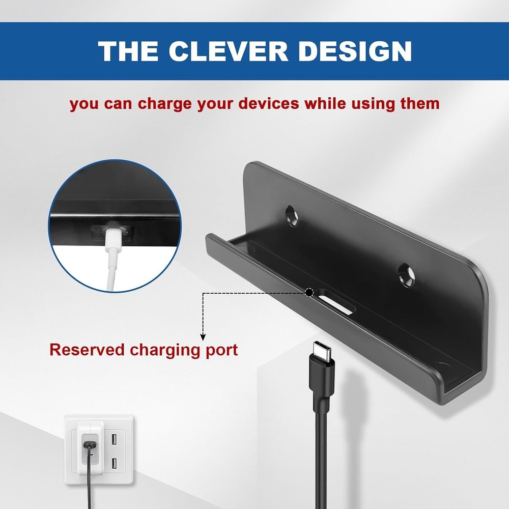 Scratch-Resistant Universal Wall Mount for All Devices - Securely Fits Anywhere