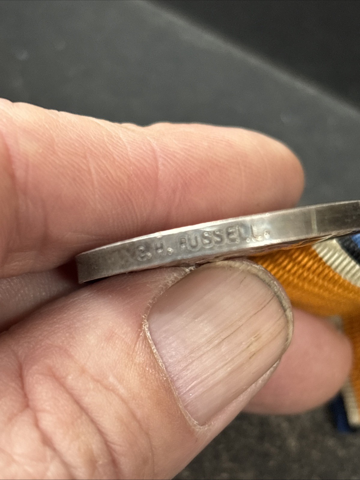 Reverend Russell, Genuine First World War British War Medal.