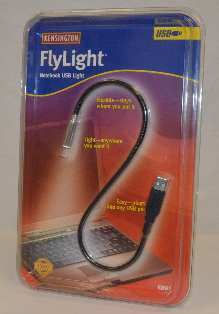 Kensington FlyLight USB Notebook Light (PC/Mac) *New* 62641