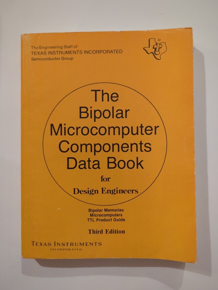 Bipolar Microcomputer Components Data Book for Design Engineers 3rd Ed SC 1981
