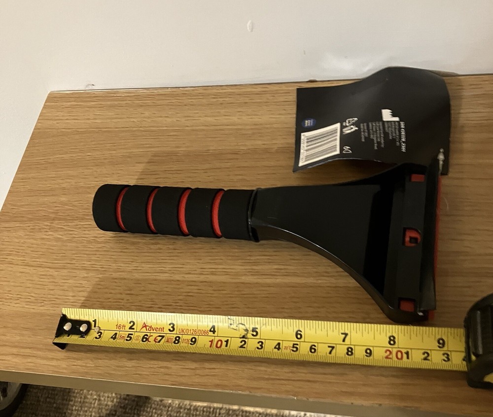 Ice Scraper With Squeegee Soft Grip Handle Car Windscreen Snow Wind Shield Frost