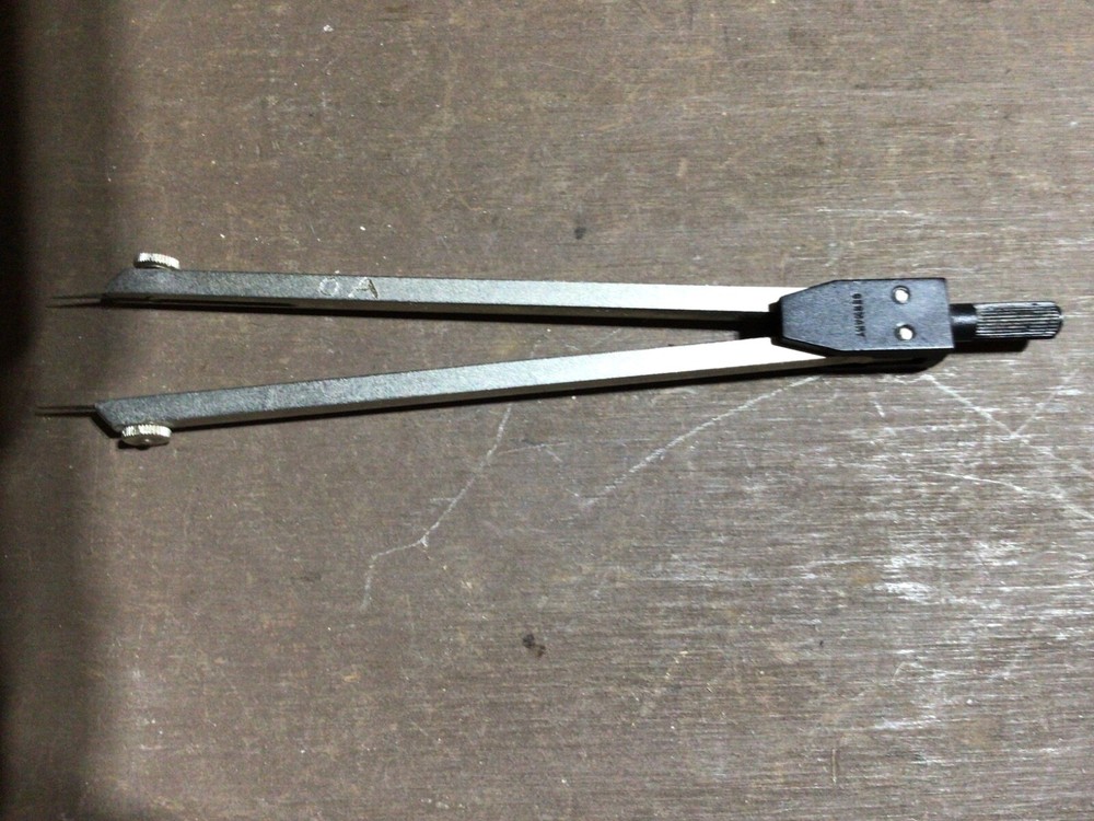 Vintage ALVIN Drafting Compass Engineering Measure Tool Germany