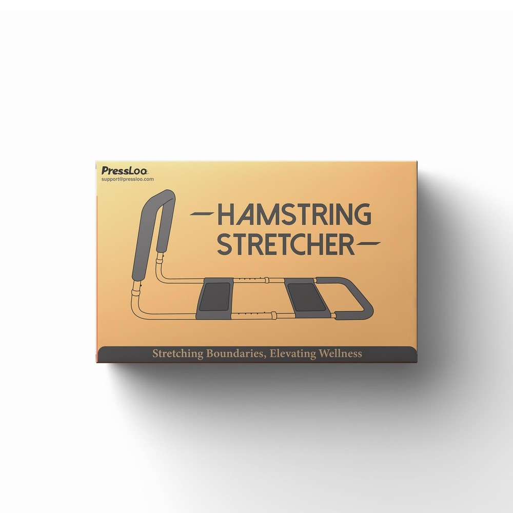 Hamstring Stretcher for Knee Extension & Pain Relief, Adjustable Low Back, Ca