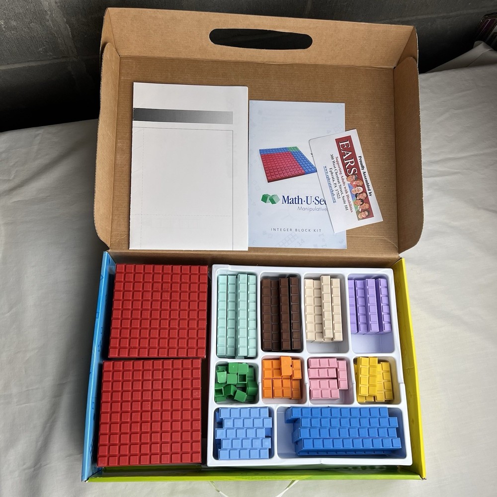 Math•U•See Manipulatives Integer Block Kit No Missing Pieces - Home Schooling
