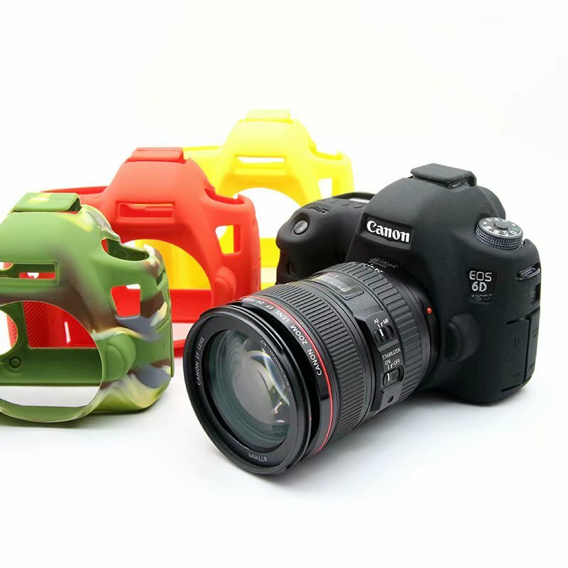 For Canon EOS 6D Silicone Case - Soft, Anti-Scratch, Shockproof Protection