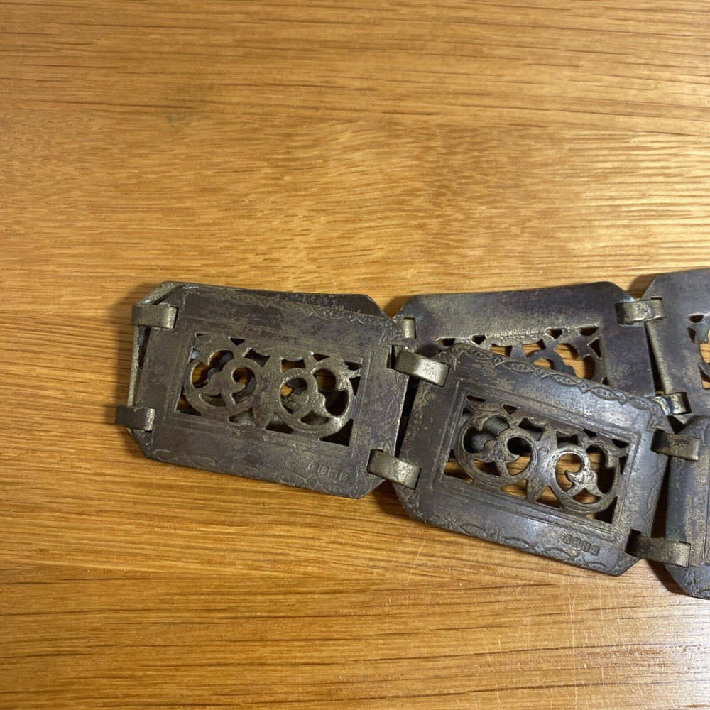 Vintage Metal EPNS Belt Ornate England