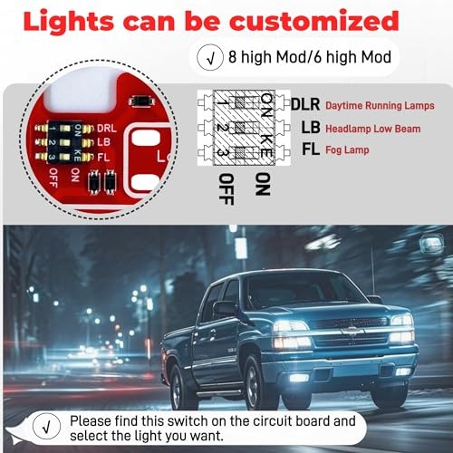 Customizable All Lights On Module for 2003-2007 Chevy Silverado & Sierra
