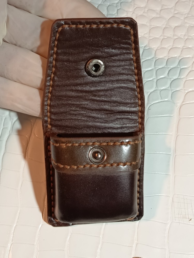 Handmade rigid leather keychain, keychain..