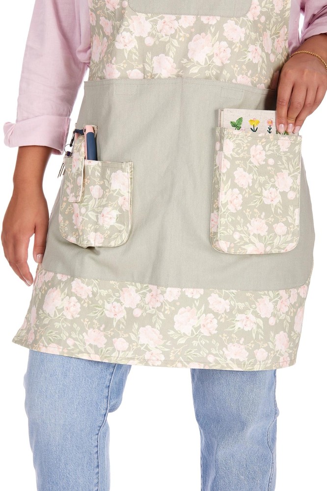 Peony Meadow Apron