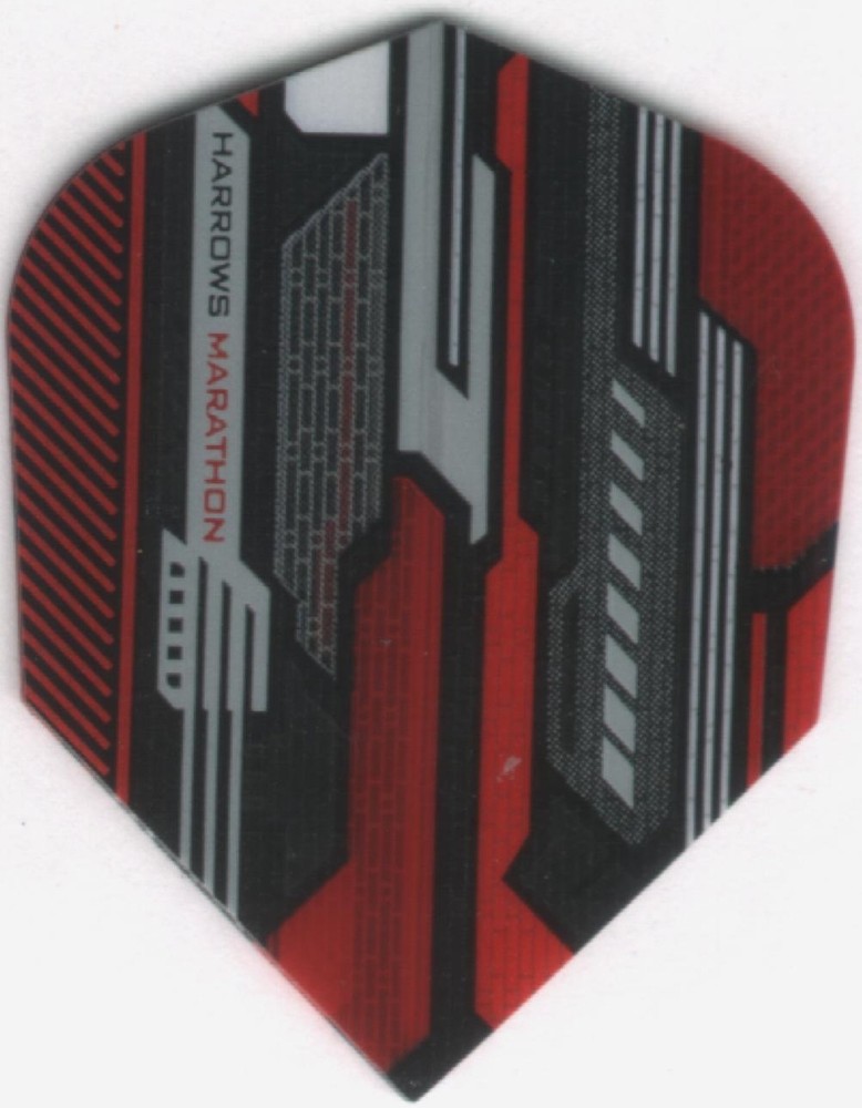 The Red Ton Machine Dart Flights: 3 per set