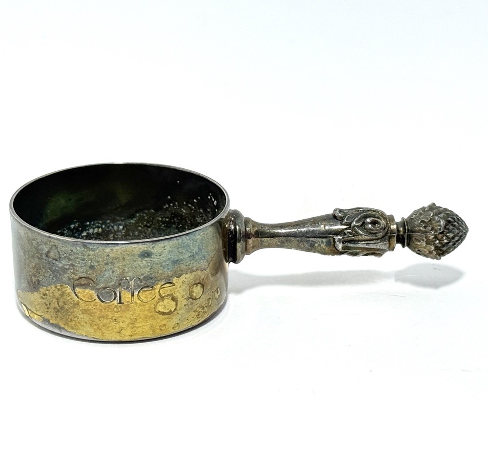 Vintage Towle EP Silver Plate Coffee Scoop  Pineapple Tipped Handle 3232