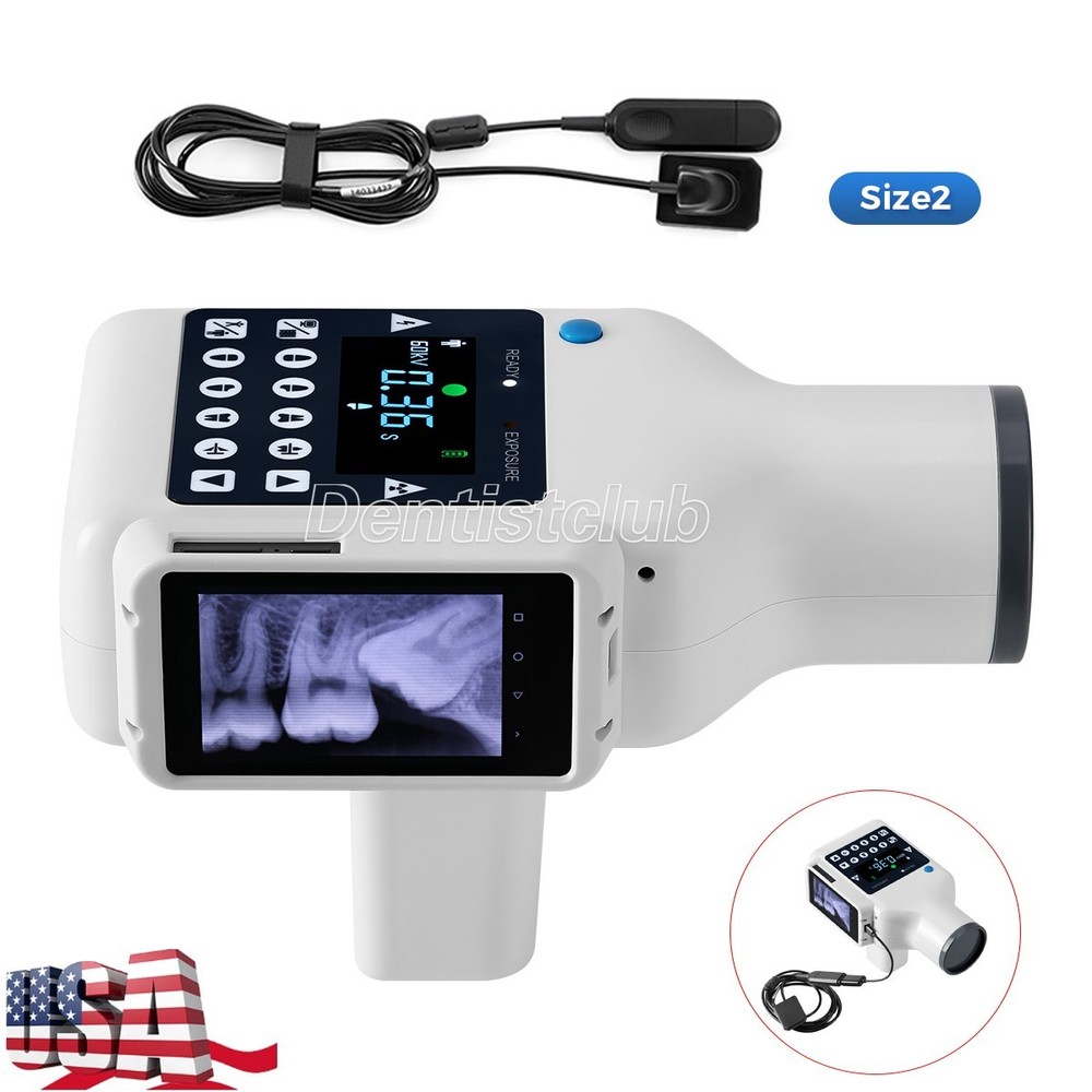 Dental LCD Screen X Unit Ray Machine no Shield+Detachable X Sensor Rayos 2