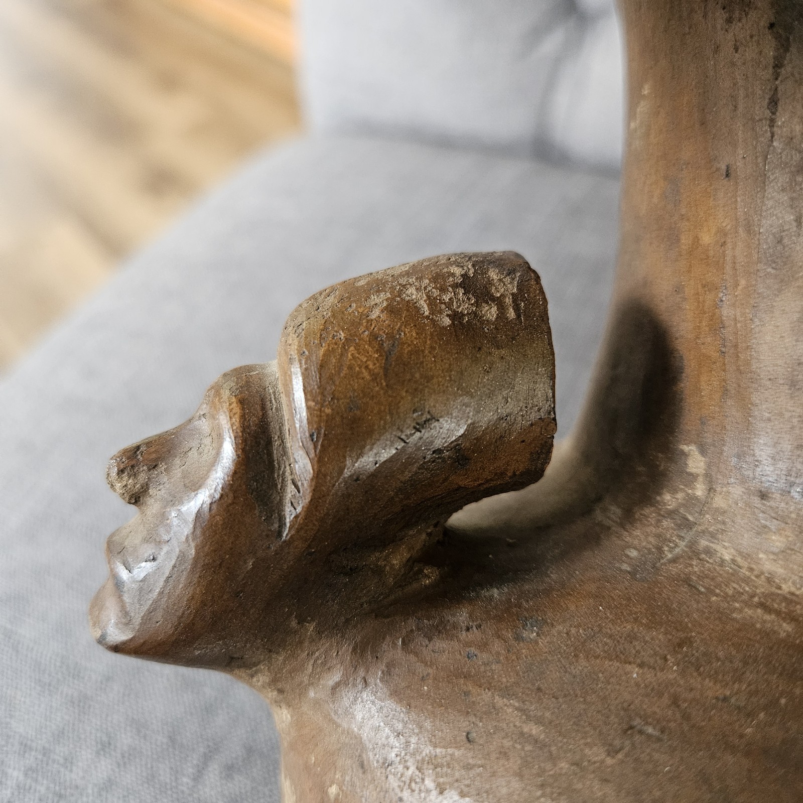 Catawba indian pottery, Unsigned Hagler Head